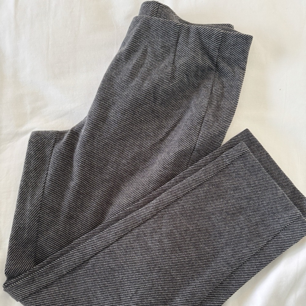 J Jill‎ Women's Ponte Slim Leg Elastic Waist Pull-on Dark Gray Size Petite Small